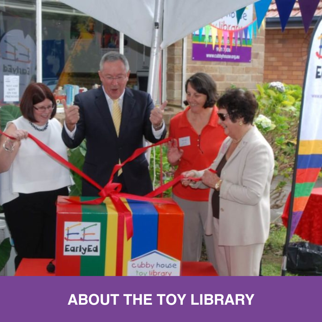 Celebrating the repening of the toy library