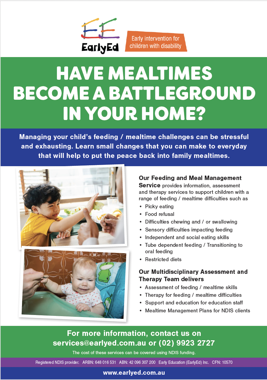 Mealtime Management Flyer