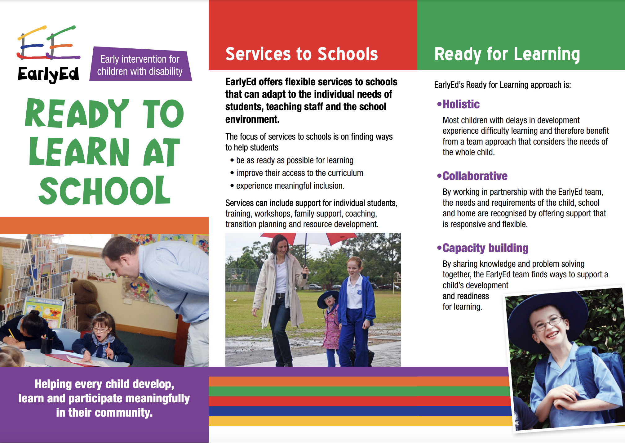 Ready to Learn at School - Early Ed